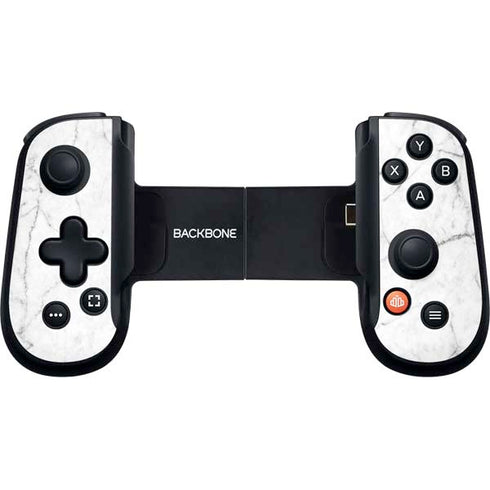 White Marble Backbone One for iPhone Game Controller Skin